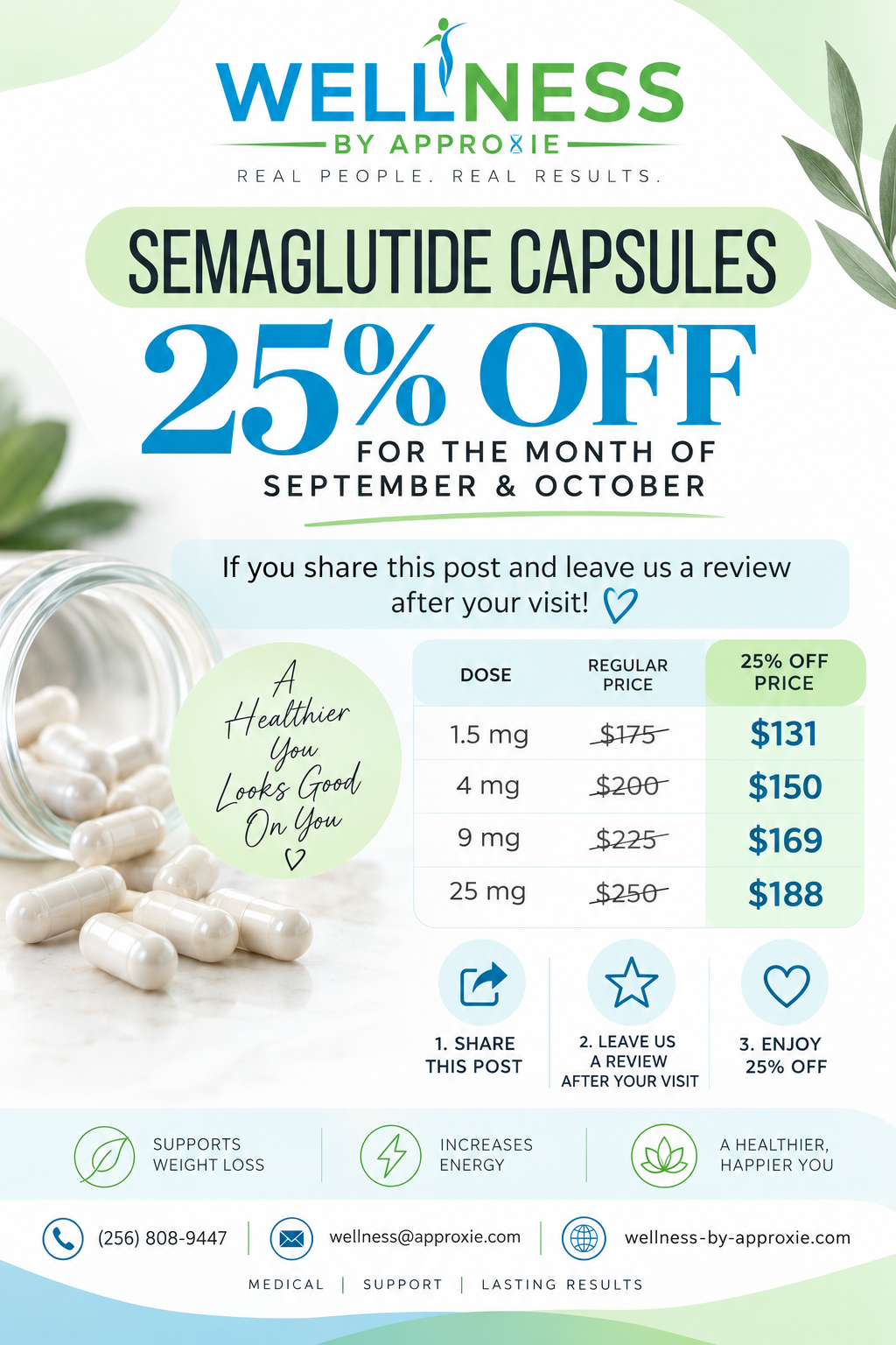 Semaglutide Capsules 25% Off Promotion